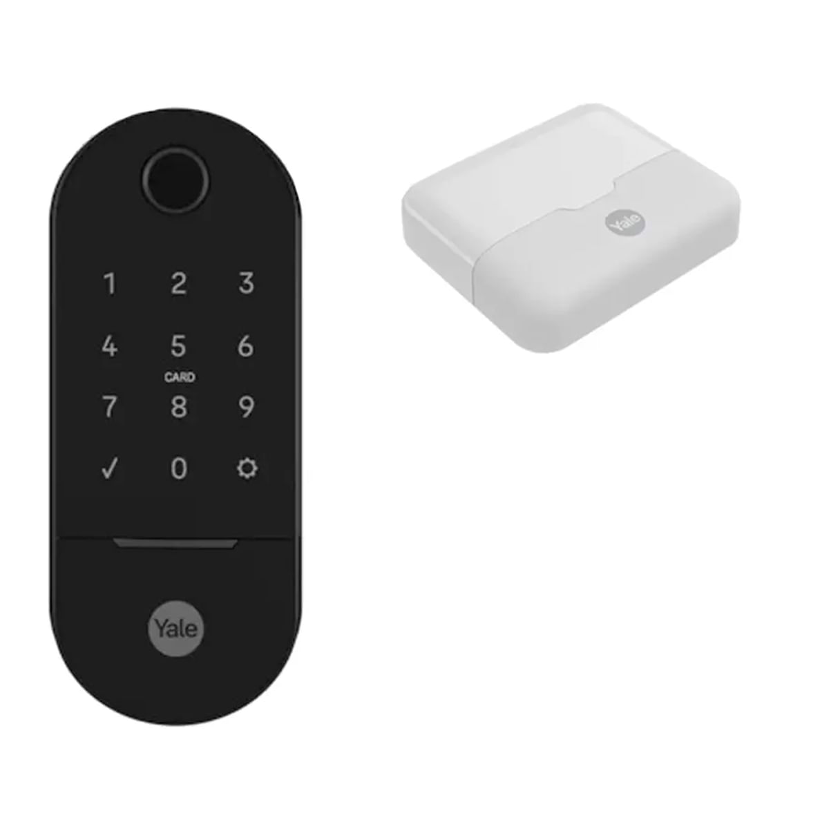 Combo Fechadura Digital Lia Trinco Rolete Preta Fosca Yale 77880_0.jpg